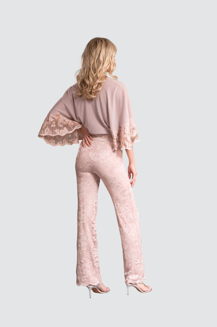 Cardigan en cachemire nude