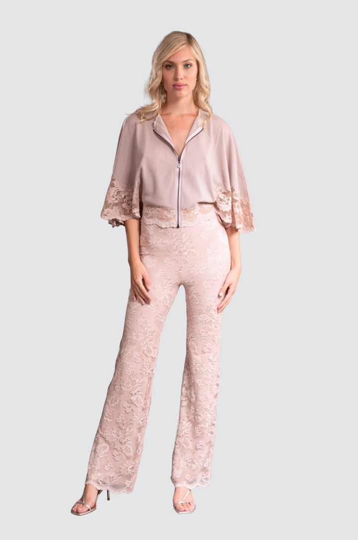 Cardigan en cachemire nude