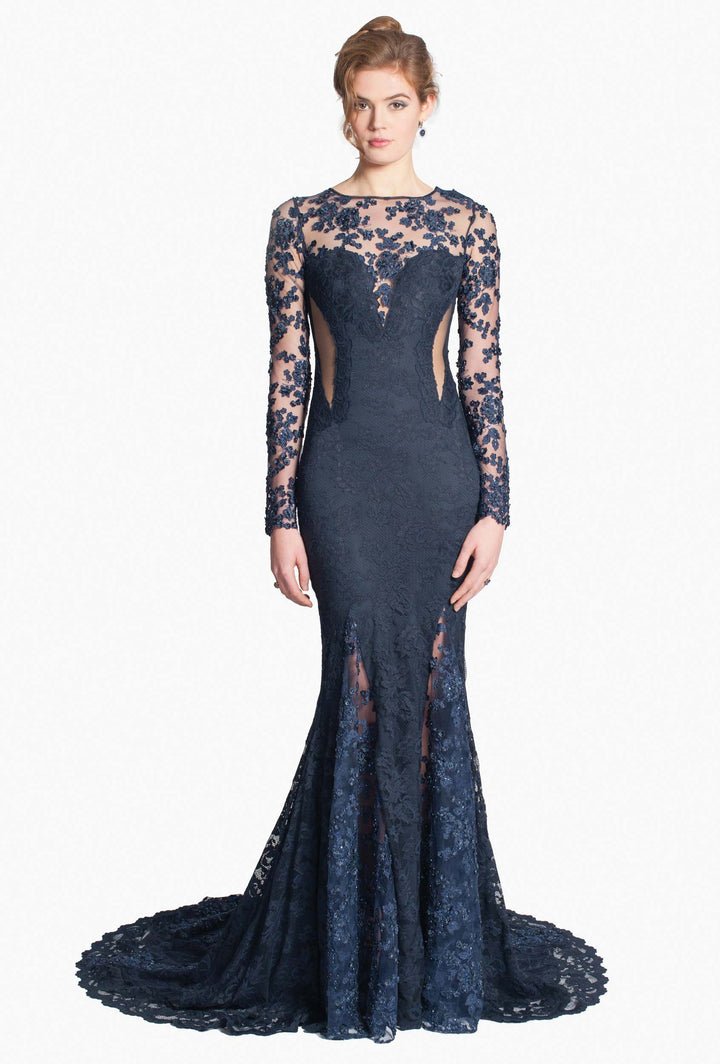 Haute Couture-Kleid mit Illusion
