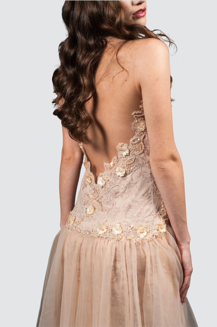 Champagne Rouge Gown