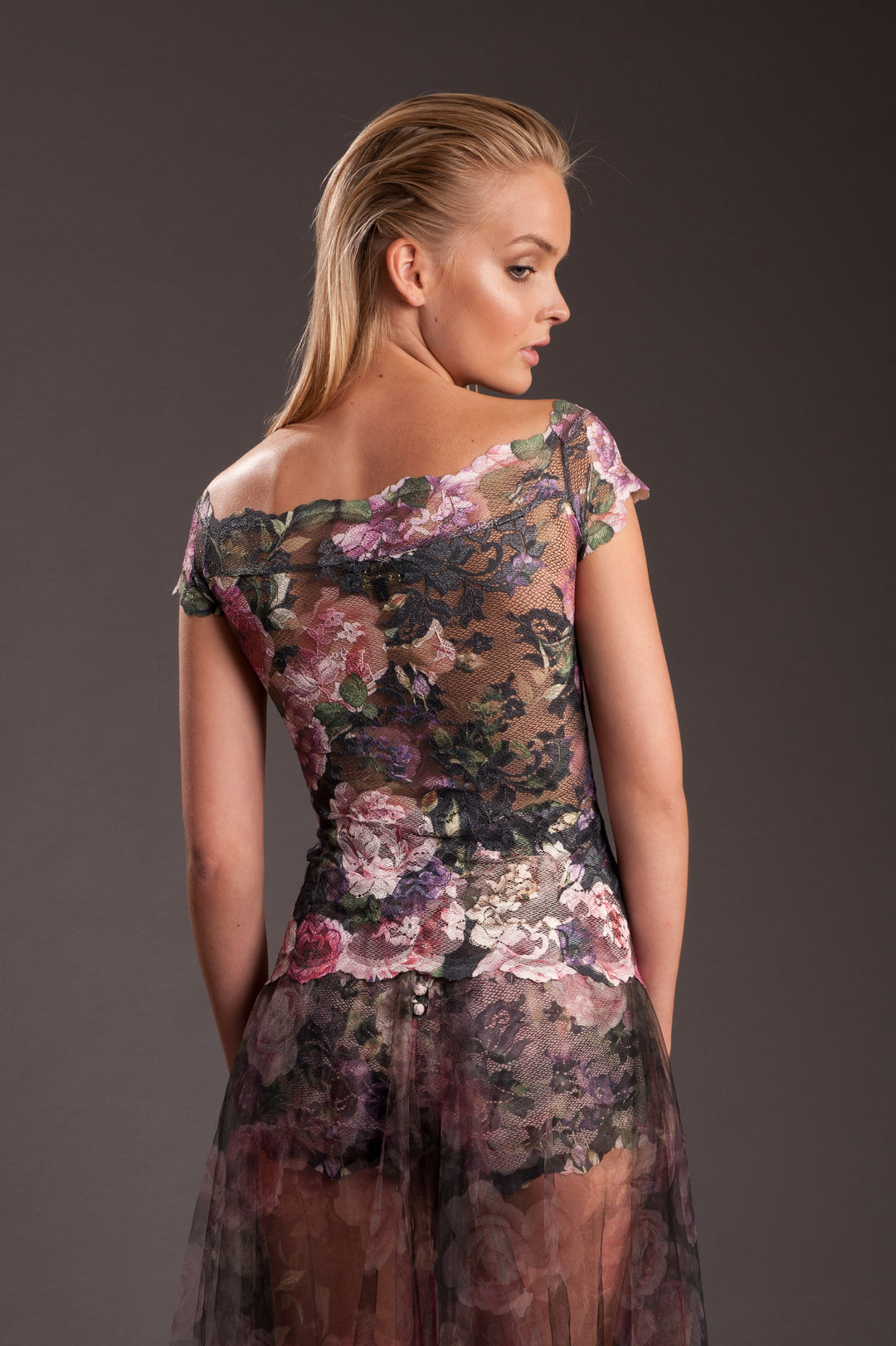 Floral  Lace Top-3