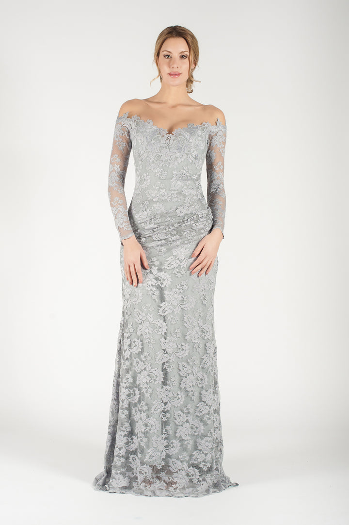 Off Shoulder Lace Dress-6