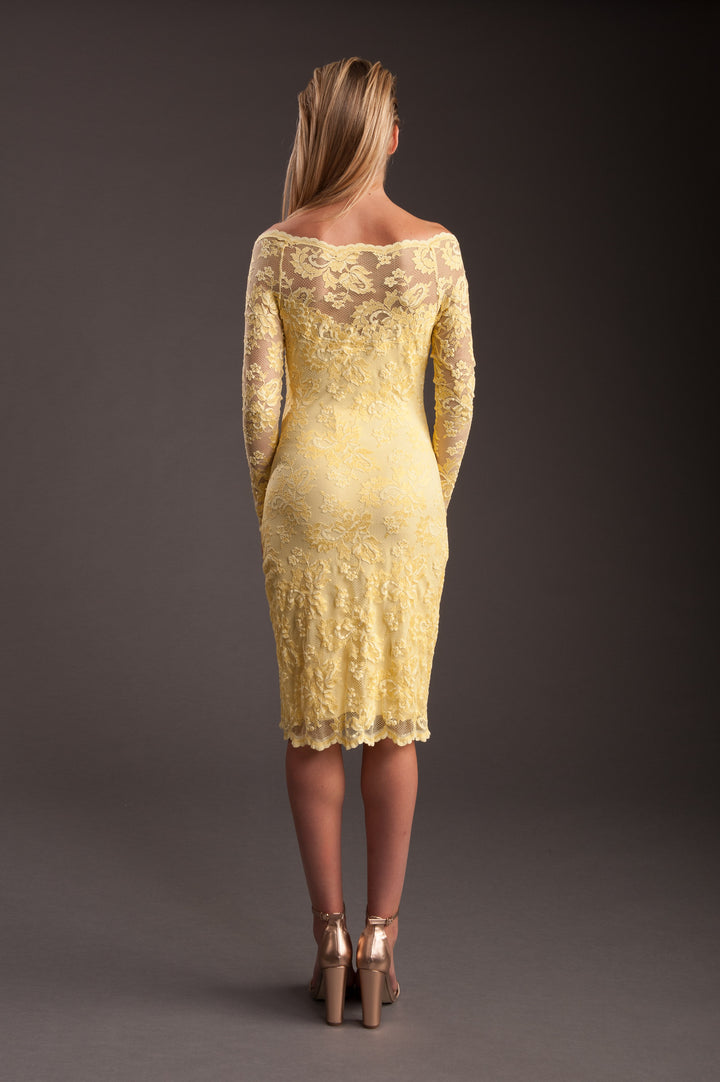 Off Shoulder Midi Dress-5