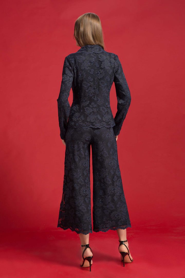 Lace Jacket with Faux Pockets-1
