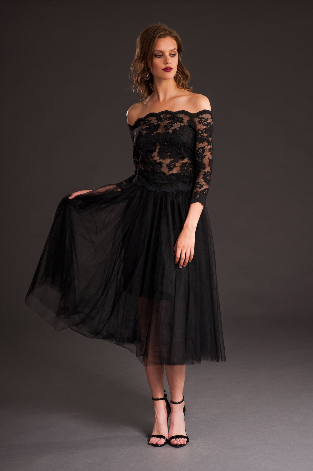 Black Tulle Skirt-0