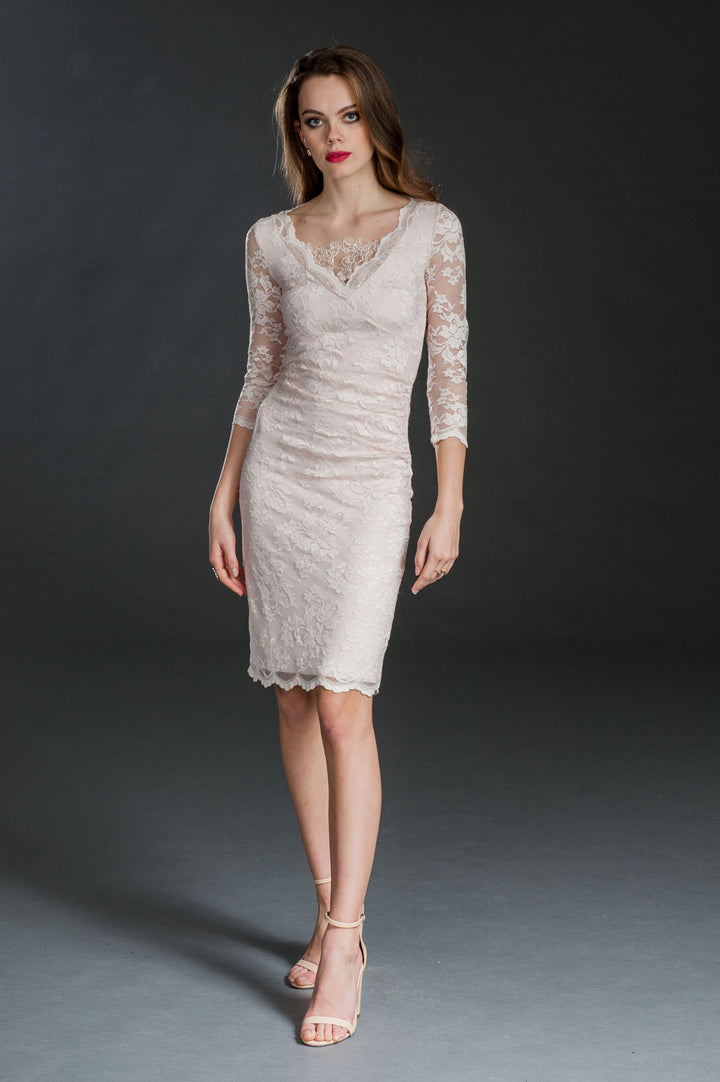 Cocktail Lace Dress-0