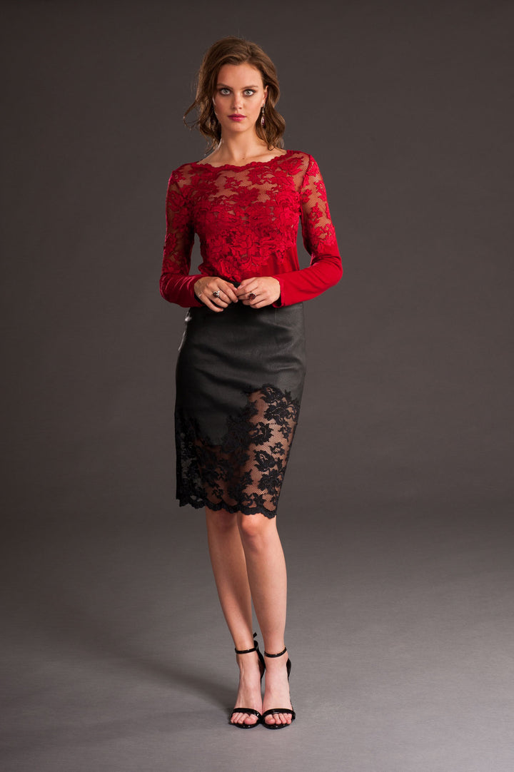 Red Cashmere Sweater-2