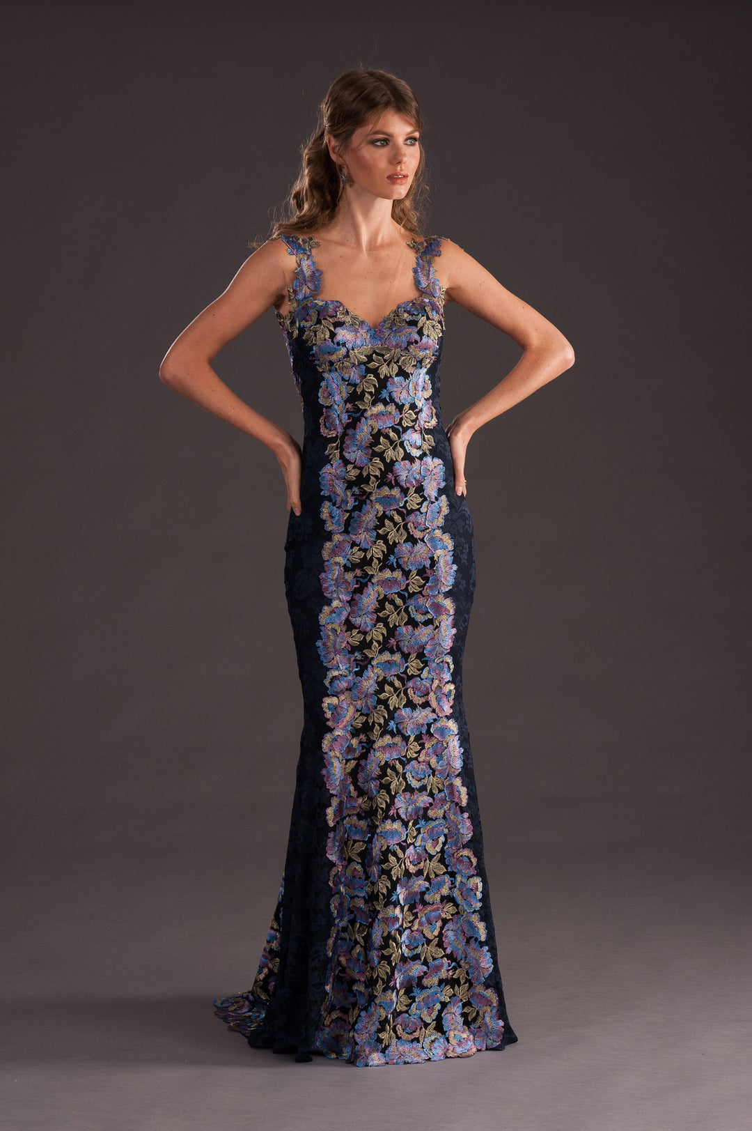Elegant Gown with Open Back-1