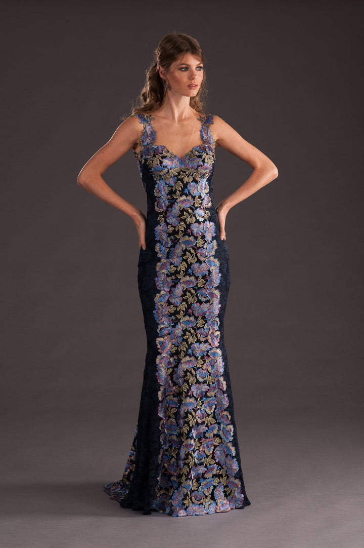 Elegant Gown with Open Back-1