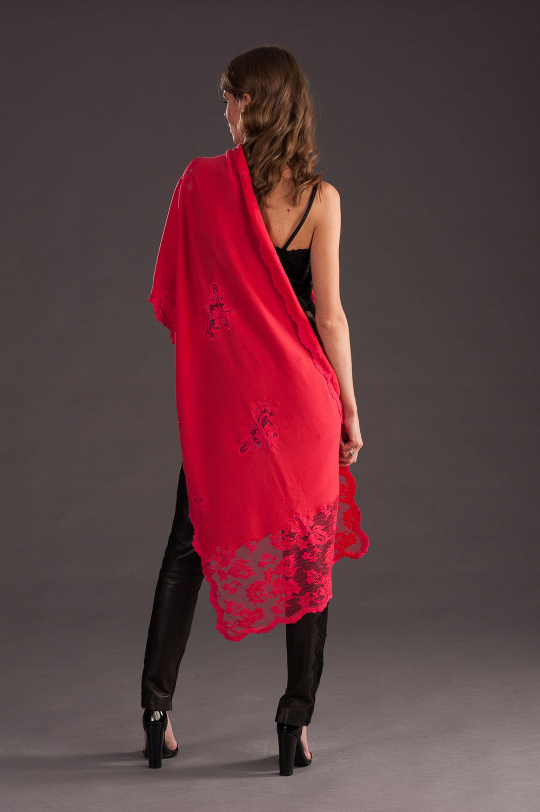 Cashmere and Lace Scarf-2