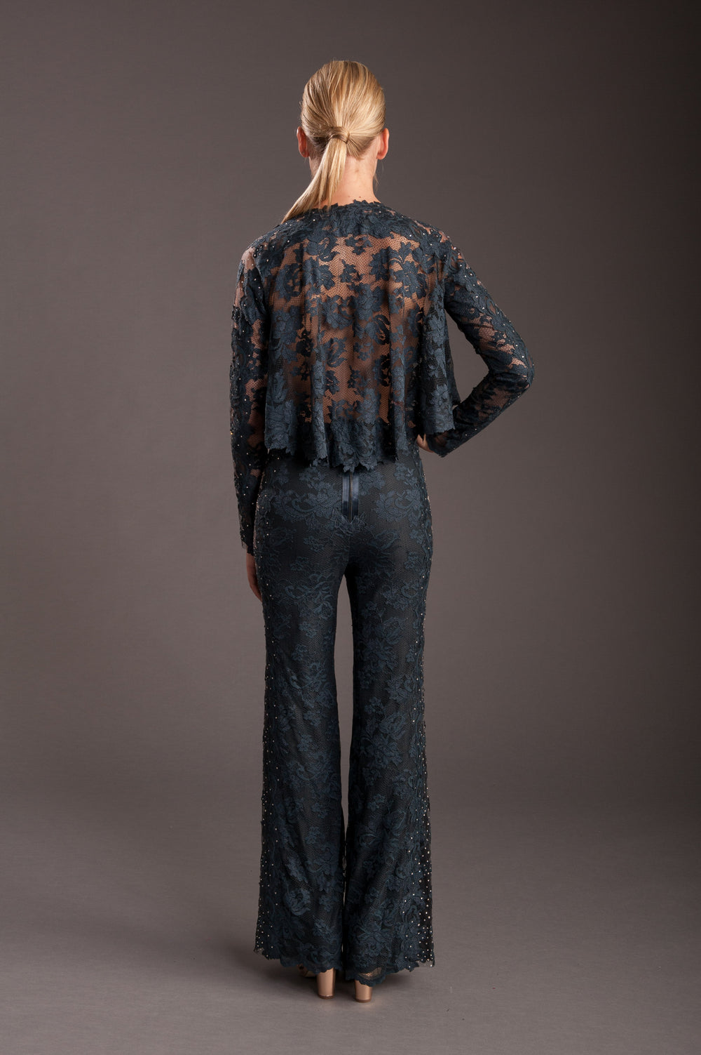 Wide Leg Lace Trousers-1