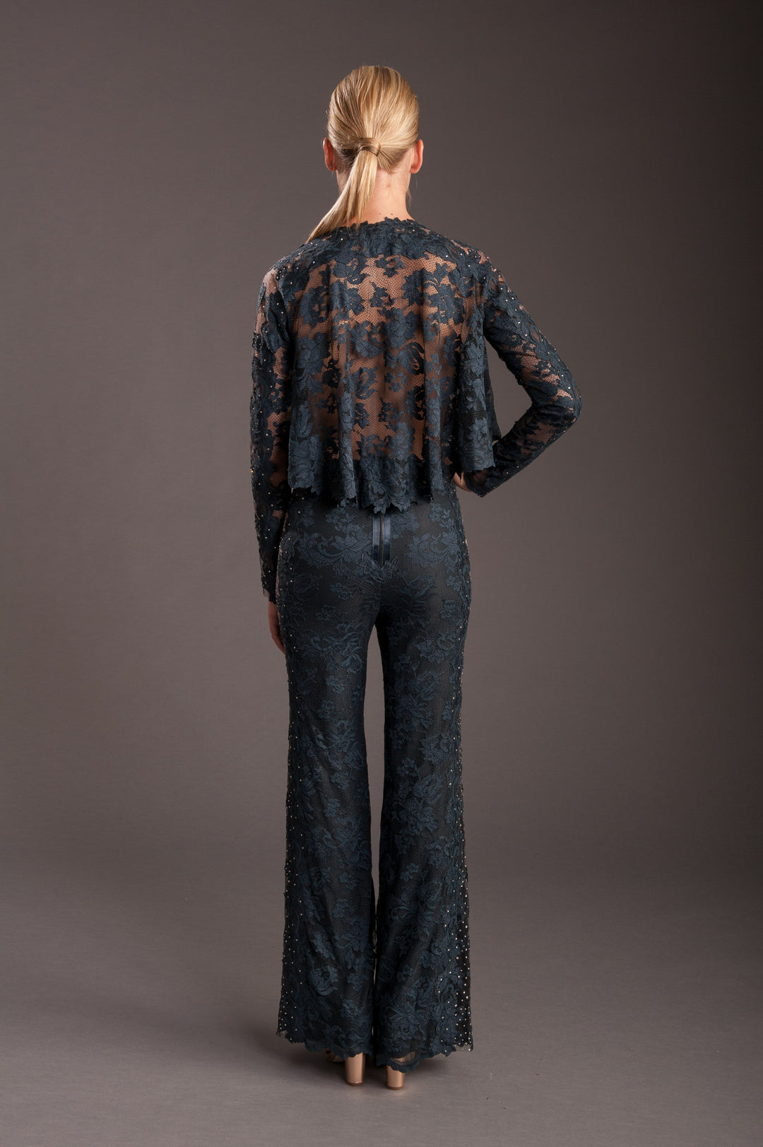 Wide Leg Lace Trousers-1