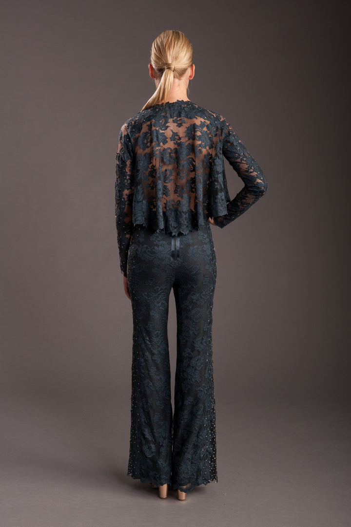 Wide Leg Lace Trousers-1