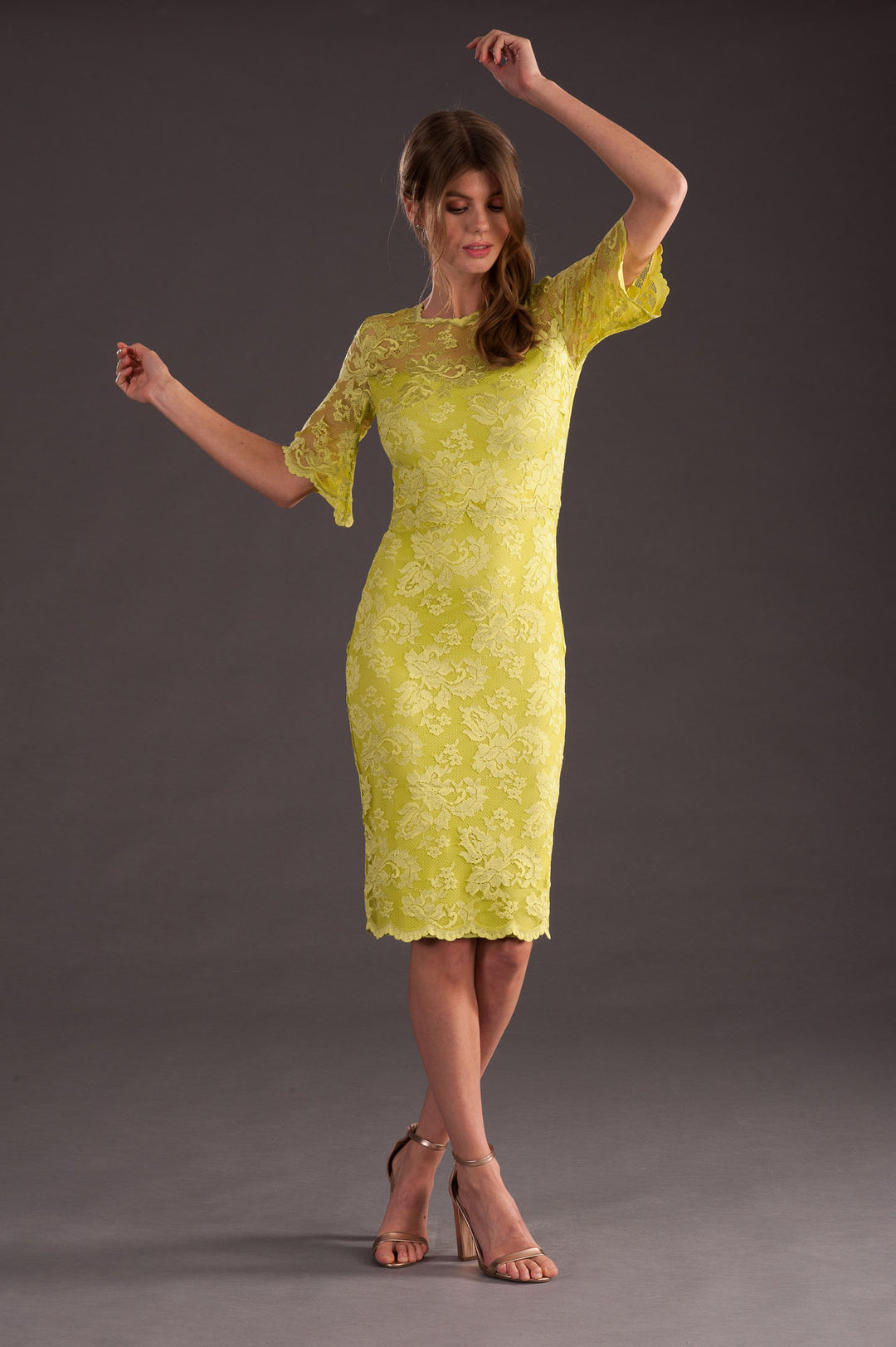 Classic Cocktail LaceDress-4