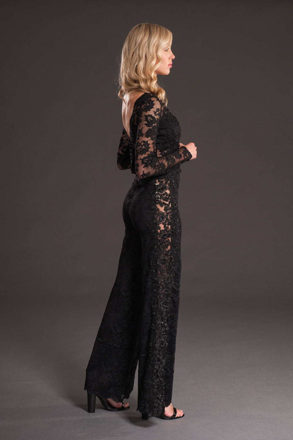Black Lace Trousers-1