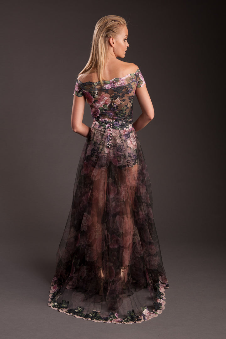 Floral  Lace Top-2
