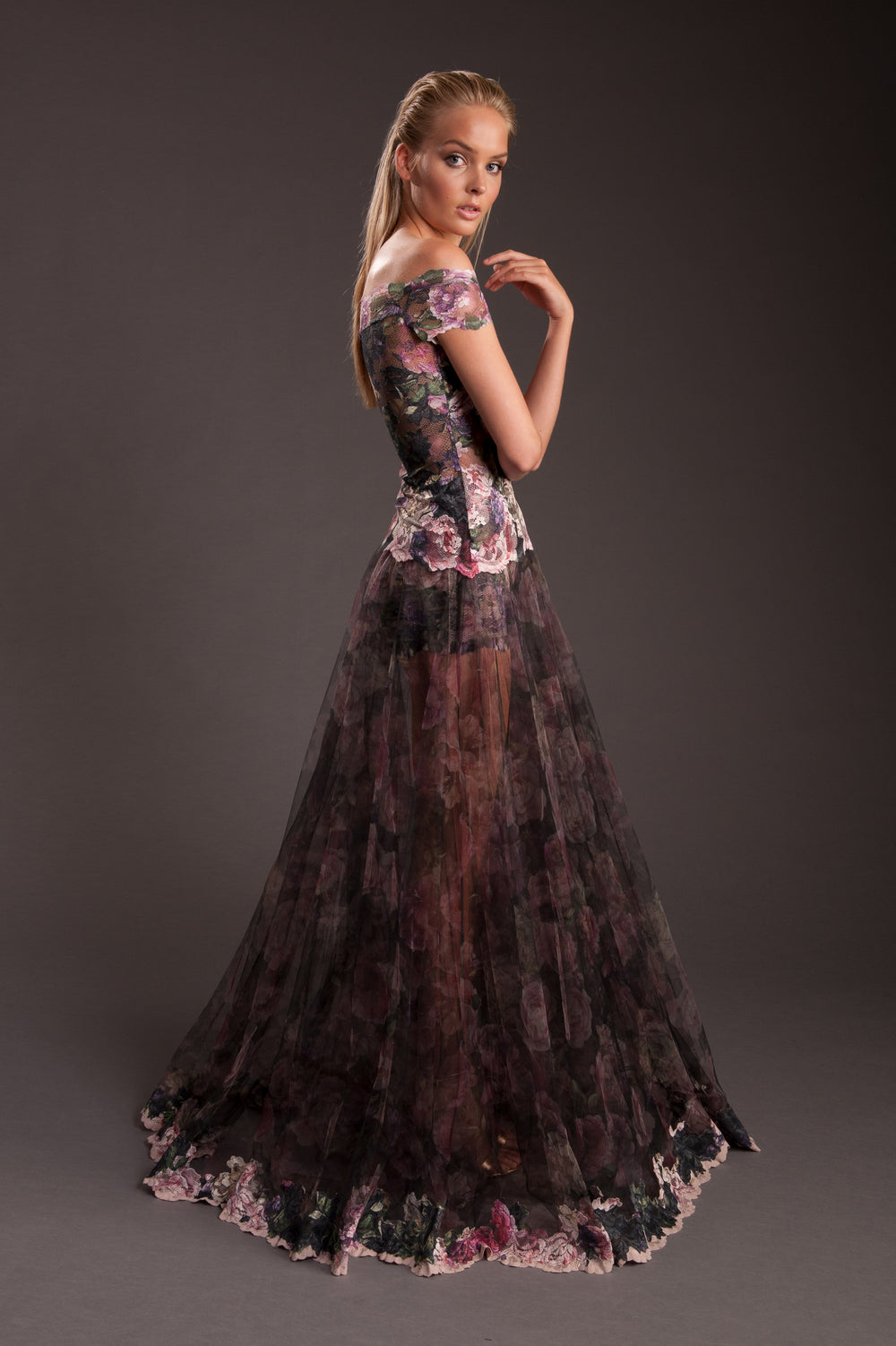 Transparent Tulle Skirt-1