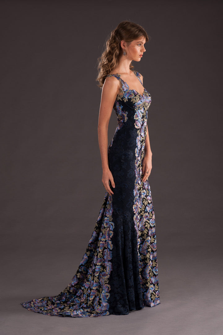 Elegant Gown with Open Back-2