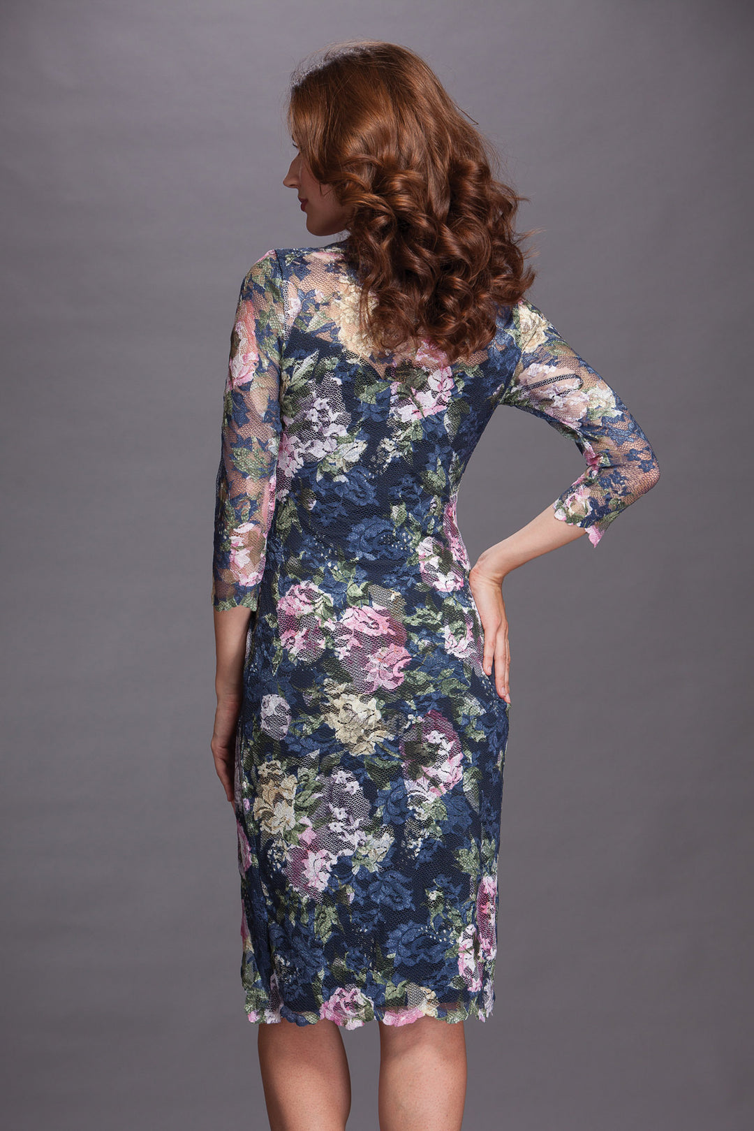 Bicolour Lace Dress-1