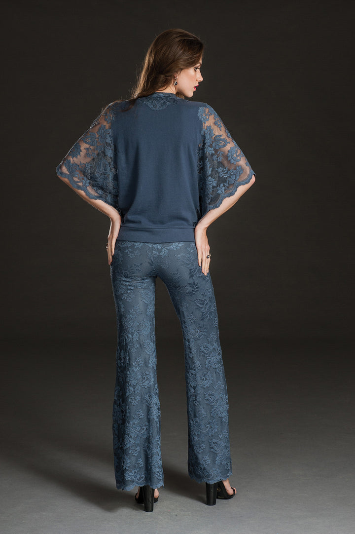 Blue Cashmere Bomber-4