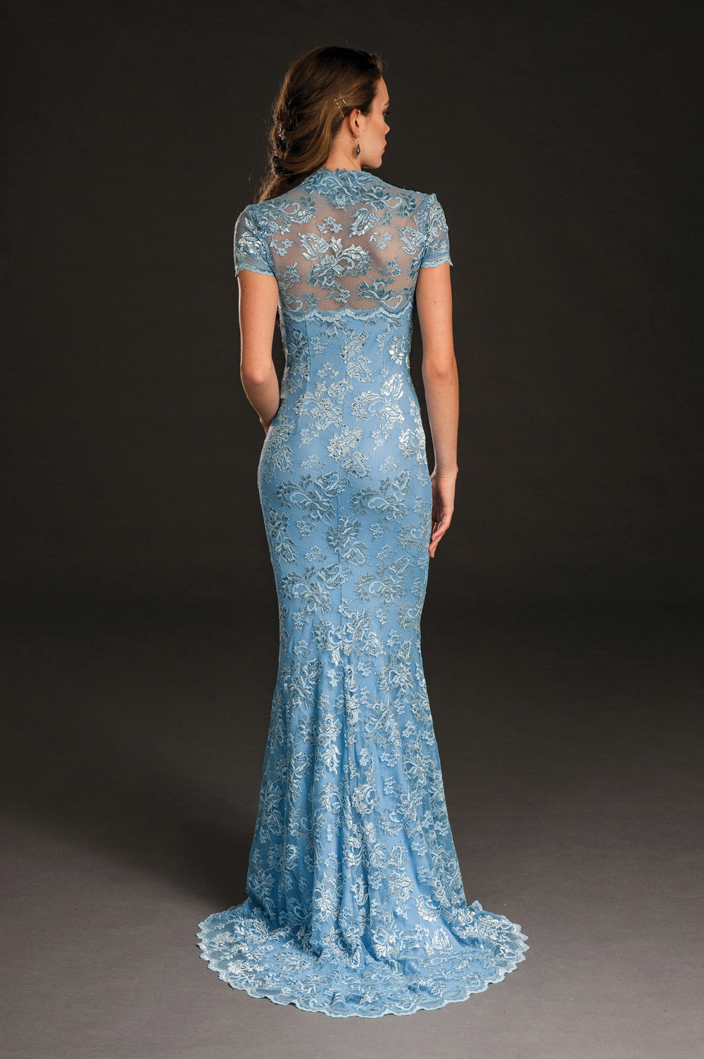 Classic Breeze Jewel Lace Gown-1