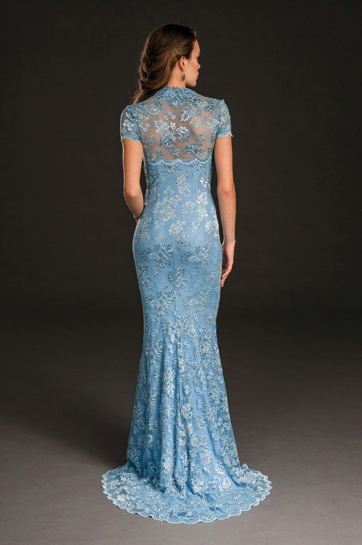 Classic Breeze Jewel Lace Gown-1