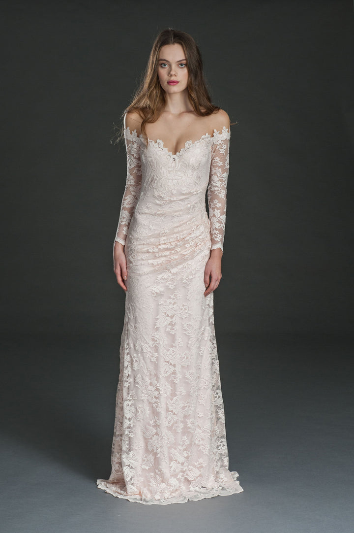 Off Shoulder Lace Dress-3