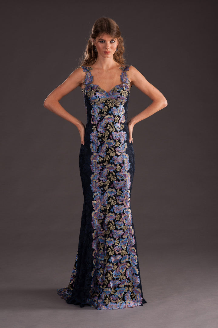 Elegant Gown with Open Back-0