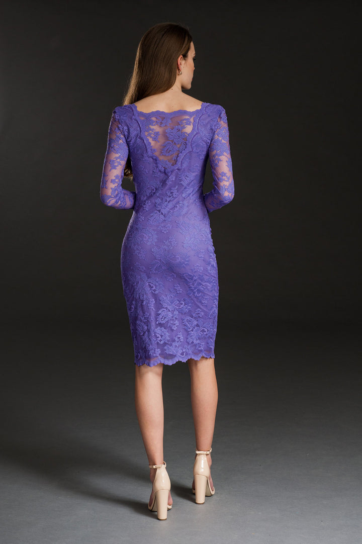 Purple Cocktail Dress-2