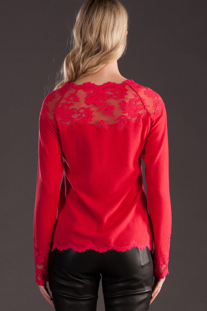 Red Cashmere Sweater-4