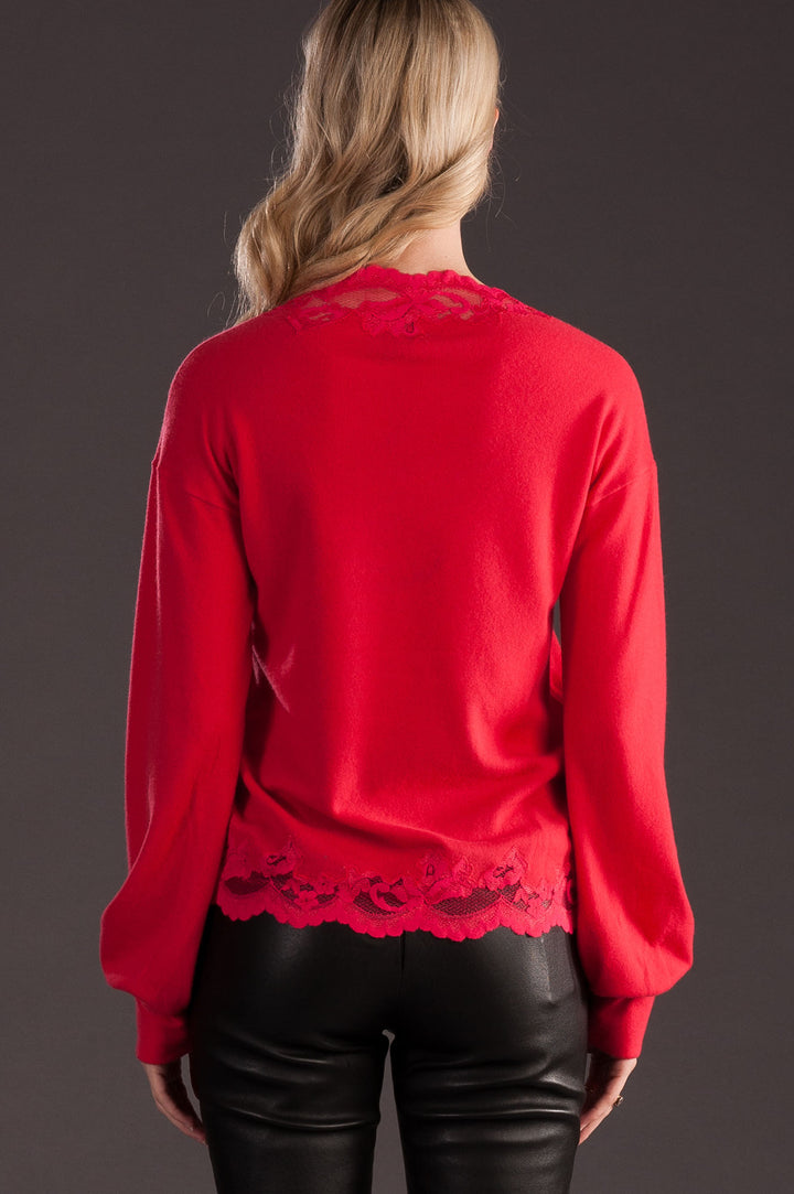 Red Cashmere Sweater-3
