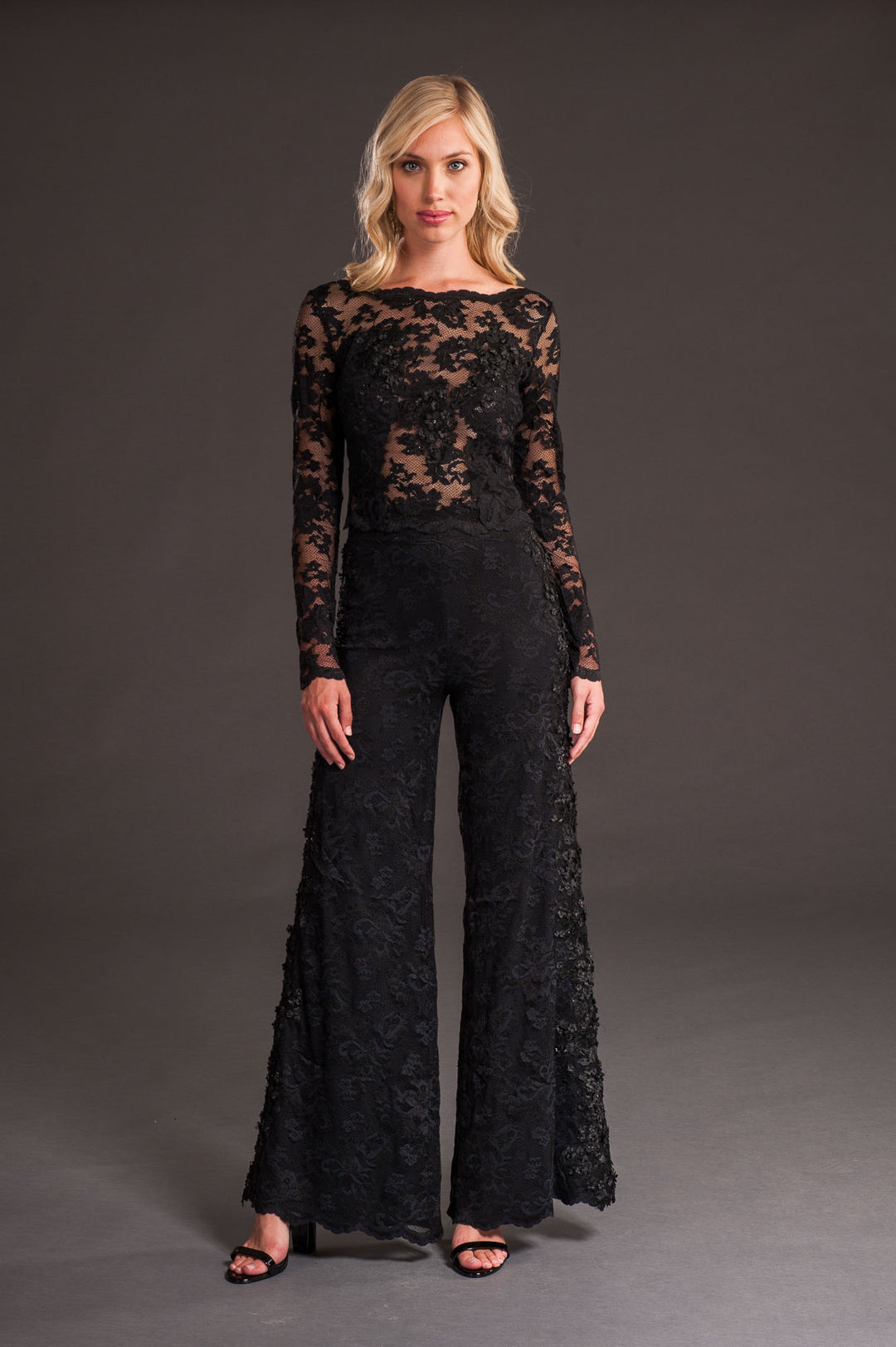 Black Lace Trousers-0