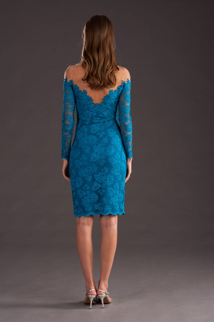 Off-shoulder Cocktail Dress-1